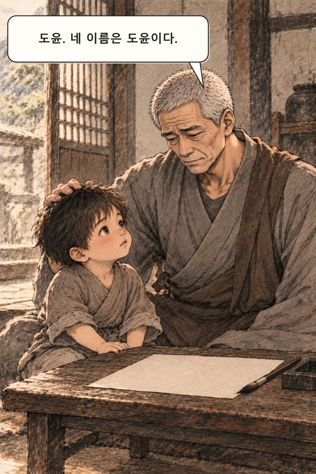 명진 “도윤. 네 이름은 도윤이다.”