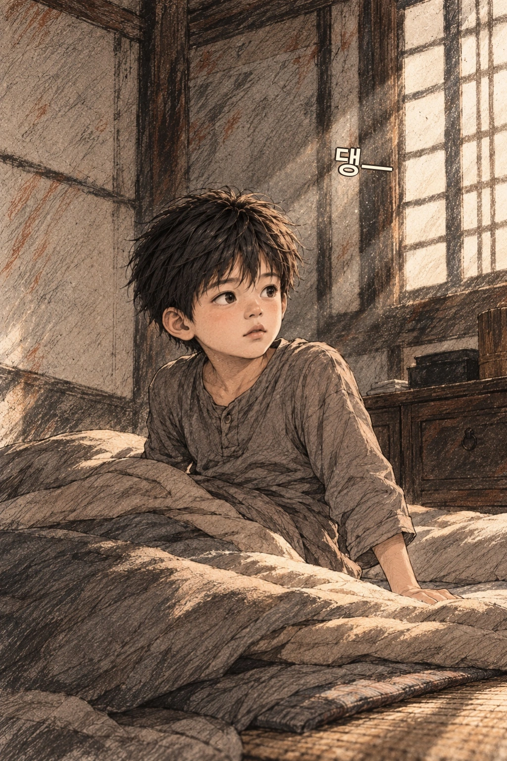 몇 해 뒤, 종소리에 잠에서 깨는 도윤.