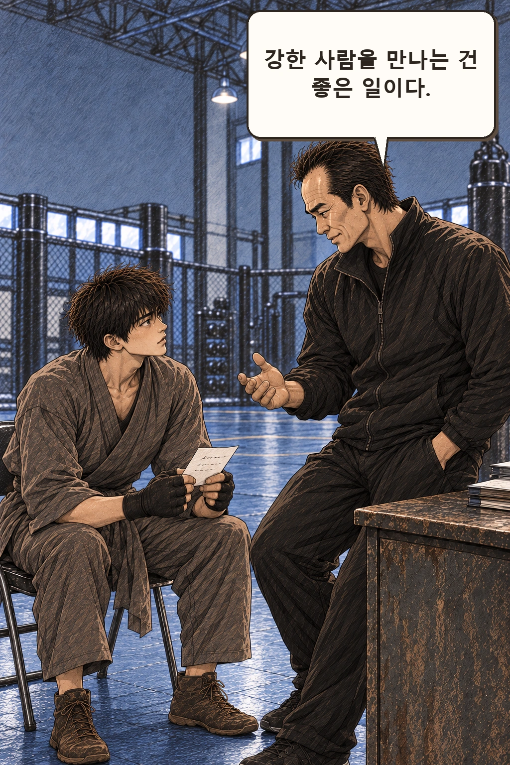동철 “강한 사람을 만나는 건 좋은 일이다.”