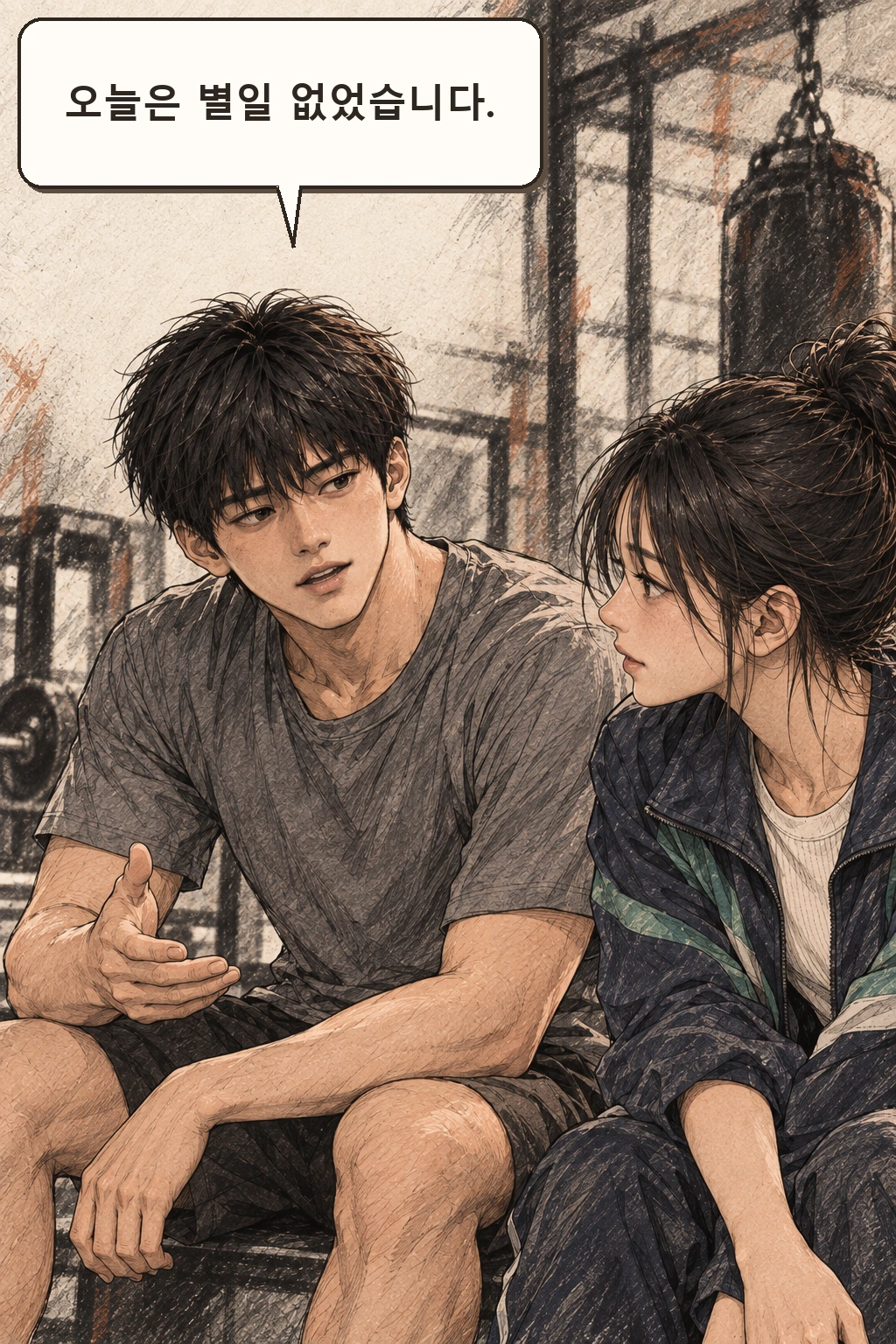 도윤 “오늘은 별일 없었습니다.”