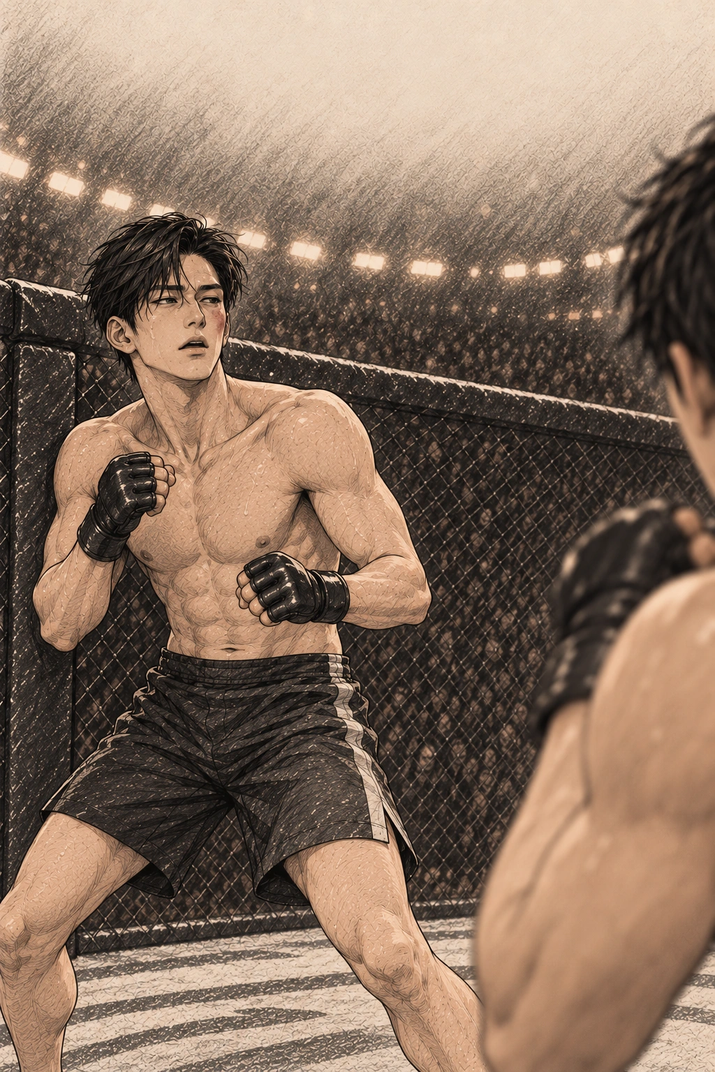 기훈이 빠져나오며 거칠게 숨을 들이킨다.