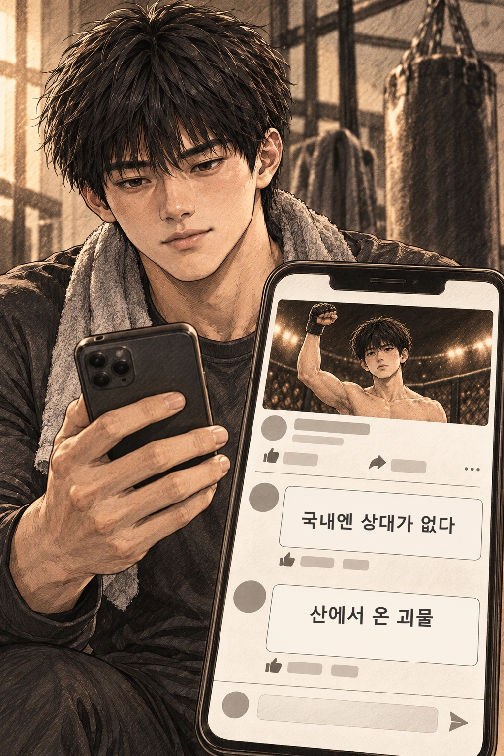 댓글 ‘국내엔 상대가 없다’, ‘산에서 온 괴물’.