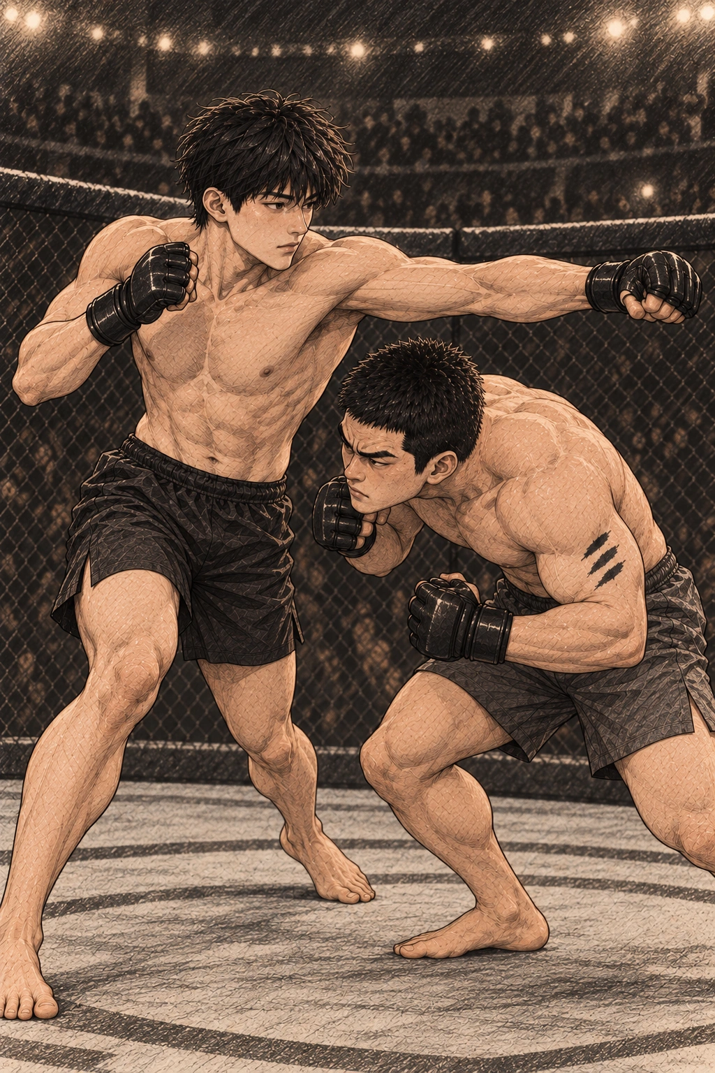 도윤이 서둘러 큰 오른손을 잇는다.