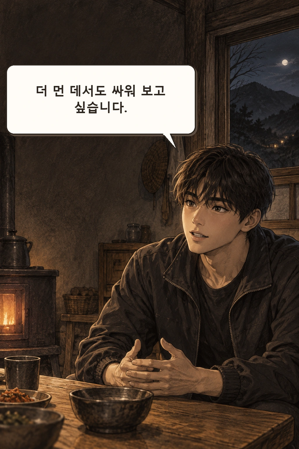 도윤이 세계 무대로 가고 싶다고 말한다.