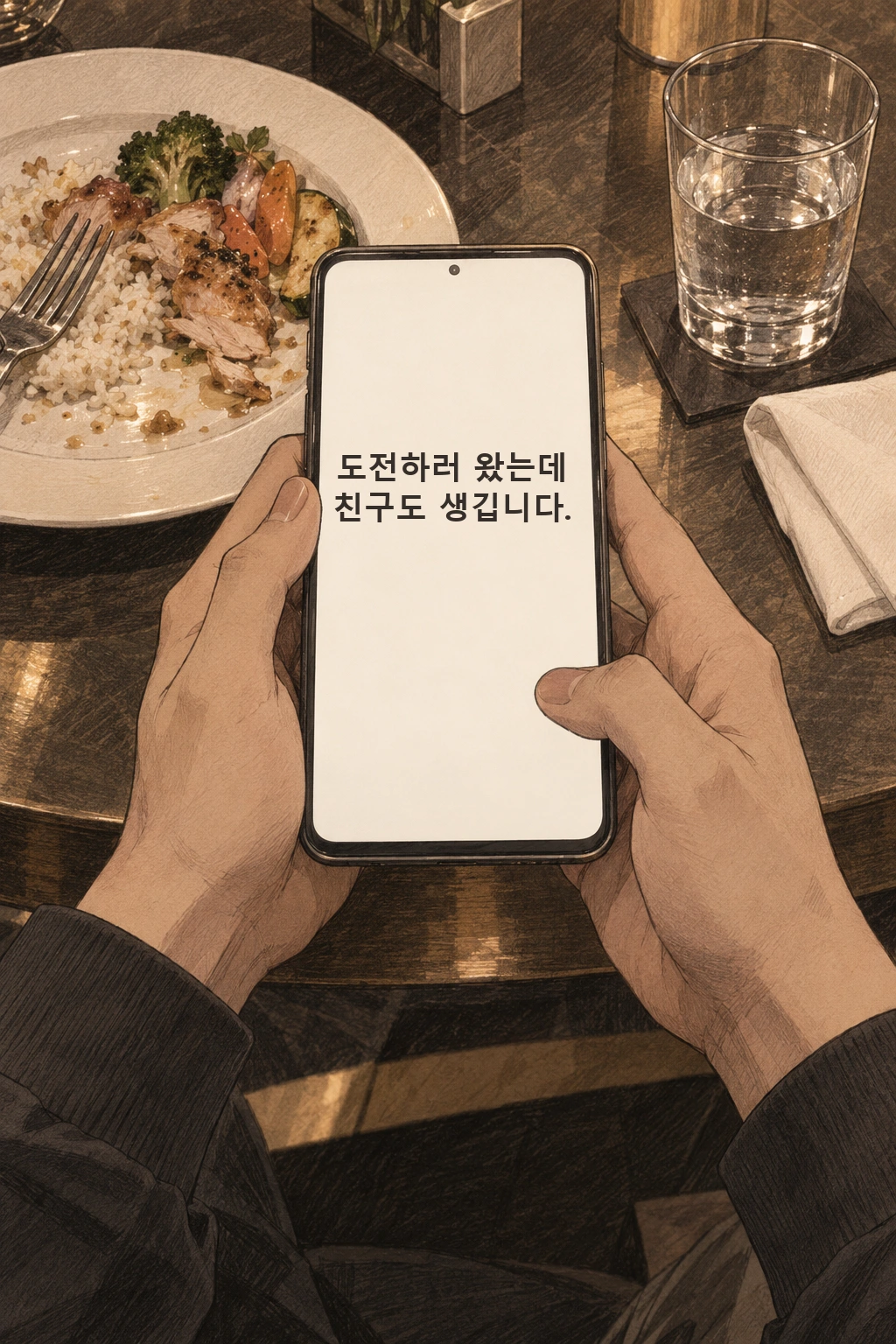 도윤 문자 ‘도전하러 왔는데 친구도 생깁니다.’